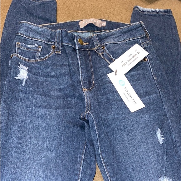 Just Usa Rhea Skinny Distressed Jean 
